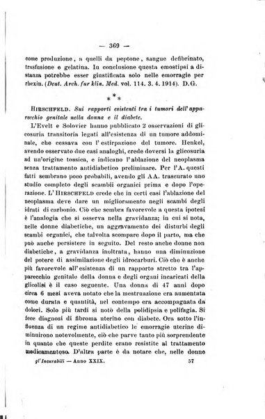 Gl'Incurabili giornale di medicina e chirurgia