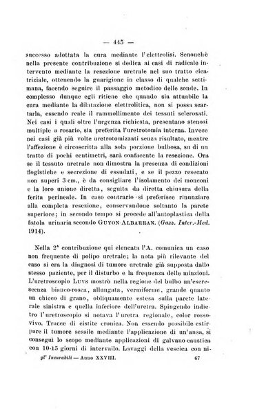 Gl'Incurabili giornale di medicina e chirurgia