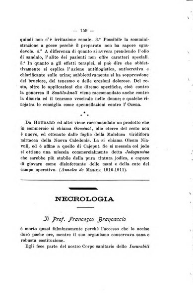 Gl'Incurabili giornale di medicina e chirurgia