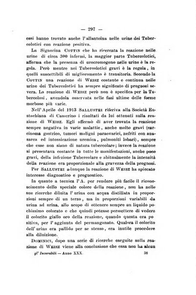 Gl'Incurabili giornale di medicina e chirurgia