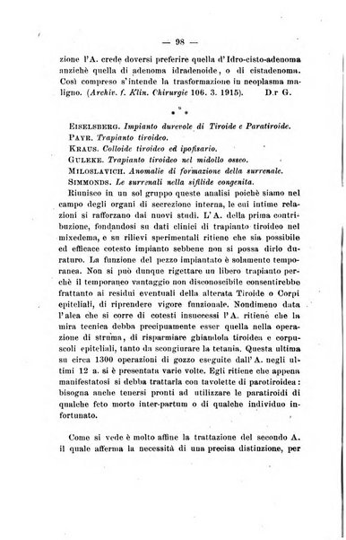 Gl'Incurabili giornale di medicina e chirurgia