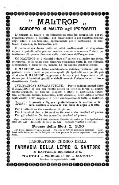 Gl'Incurabili giornale di medicina e chirurgia