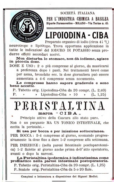 Gl'Incurabili giornale di medicina e chirurgia