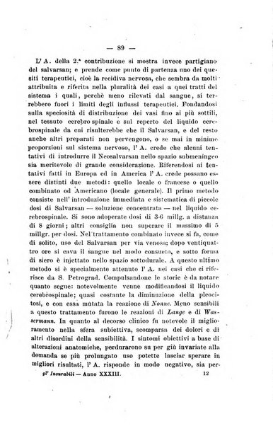 Gl'Incurabili giornale di medicina e chirurgia