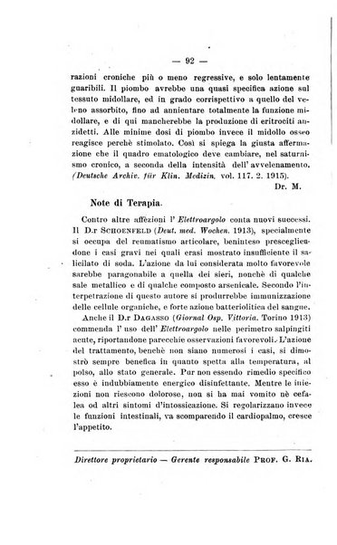 Gl'Incurabili giornale di medicina e chirurgia