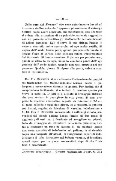 Gl'Incurabili giornale di medicina e chirurgia