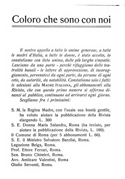 La madre italiana rivista mensile pro orfani della guerra