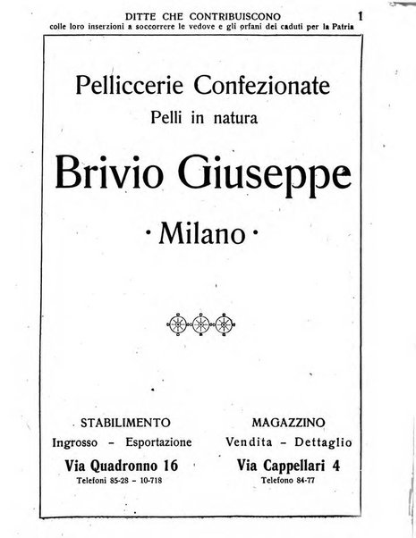 La madre italiana rivista mensile pro orfani della guerra