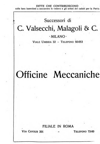 La madre italiana rivista mensile pro orfani della guerra