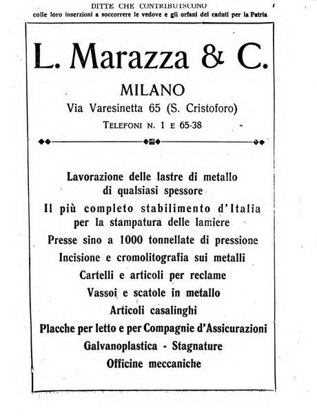 La madre italiana rivista mensile pro orfani della guerra