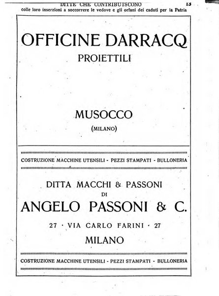 La madre italiana rivista mensile pro orfani della guerra