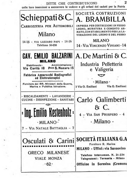 La madre italiana rivista mensile pro orfani della guerra