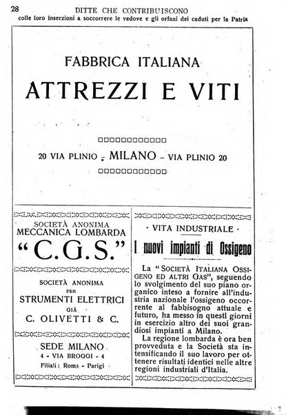 La madre italiana rivista mensile pro orfani della guerra