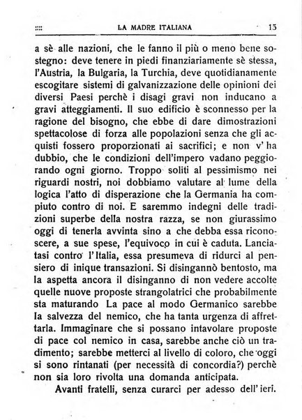 La madre italiana rivista mensile pro orfani della guerra