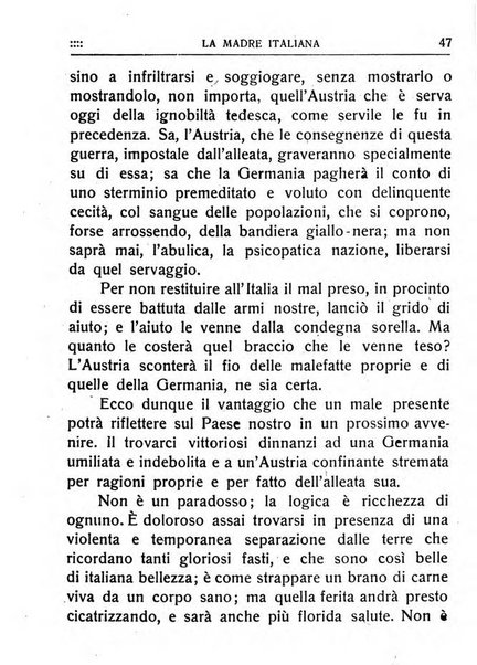 La madre italiana rivista mensile pro orfani della guerra