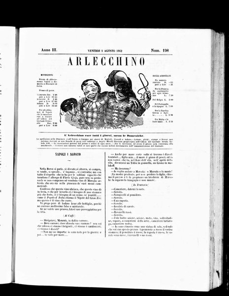 Arlecchino : giornale-caos di tutti i colori