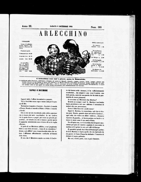 Arlecchino : giornale-caos di tutti i colori