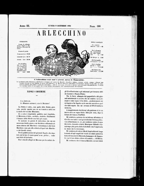 Arlecchino : giornale-caos di tutti i colori