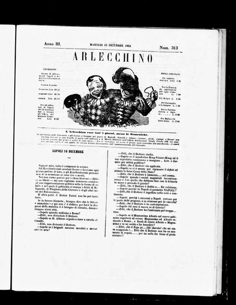 Arlecchino : giornale-caos di tutti i colori