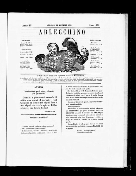 Arlecchino : giornale-caos di tutti i colori