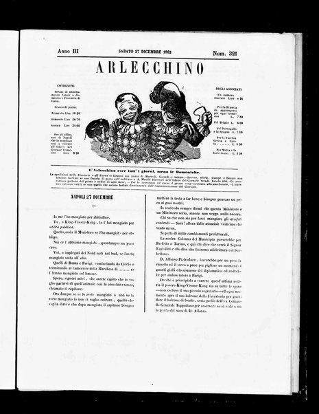 Arlecchino : giornale-caos di tutti i colori