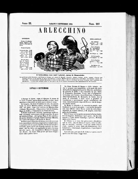 Arlecchino : giornale-caos di tutti i colori