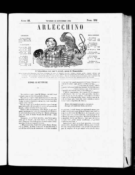 Arlecchino : giornale-caos di tutti i colori