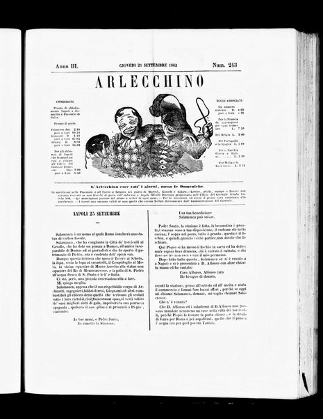 Arlecchino : giornale-caos di tutti i colori