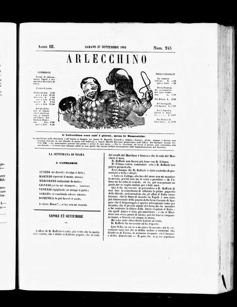 Arlecchino : giornale-caos di tutti i colori