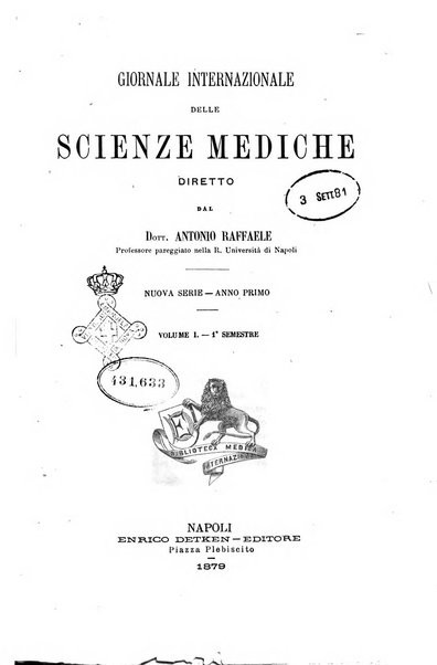 Giornale internazionale delle scienze mediche