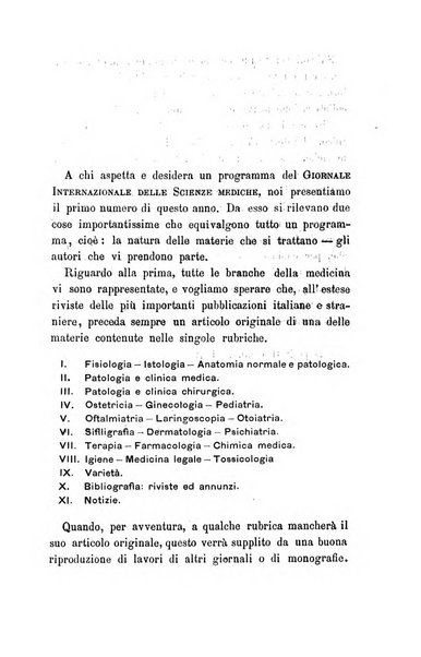 Giornale internazionale delle scienze mediche