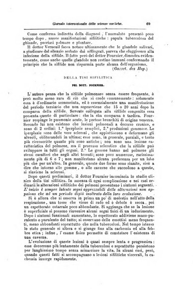 Giornale internazionale delle scienze mediche