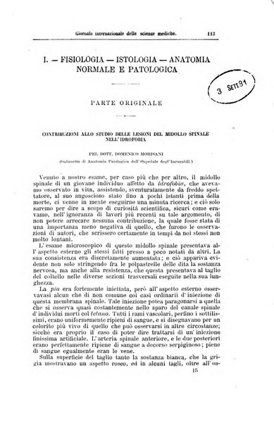 Giornale internazionale delle scienze mediche