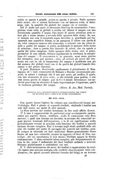 Giornale internazionale delle scienze mediche