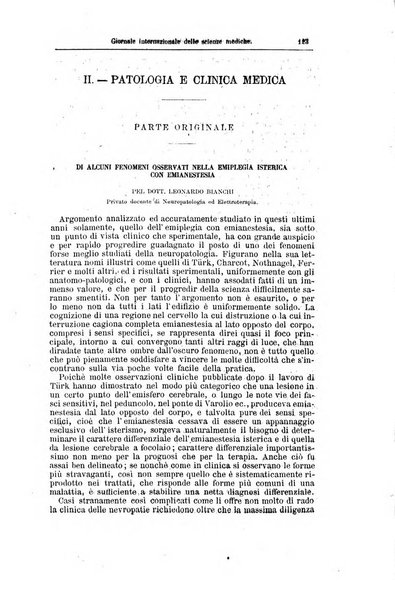 Giornale internazionale delle scienze mediche