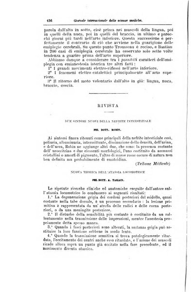 Giornale internazionale delle scienze mediche