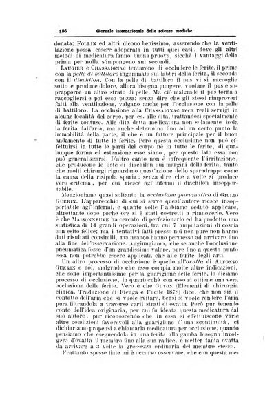 Giornale internazionale delle scienze mediche