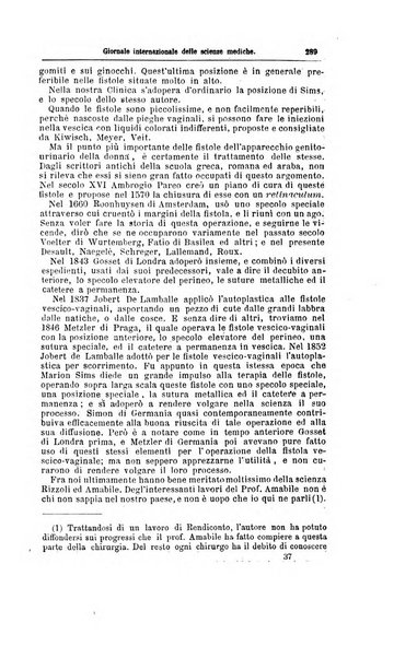 Giornale internazionale delle scienze mediche