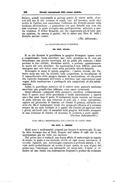 Giornale internazionale delle scienze mediche