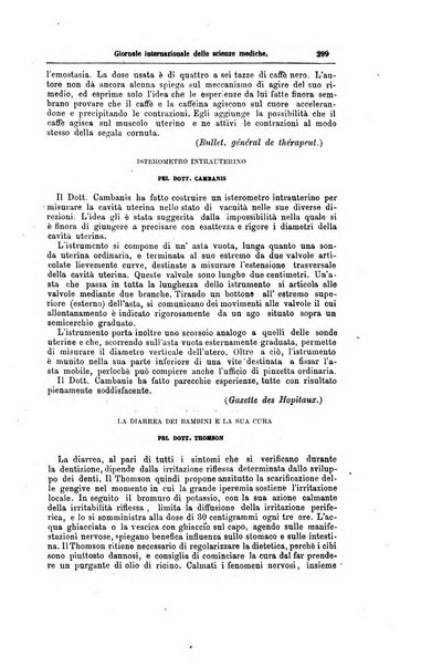 Giornale internazionale delle scienze mediche