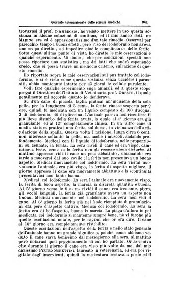 Giornale internazionale delle scienze mediche