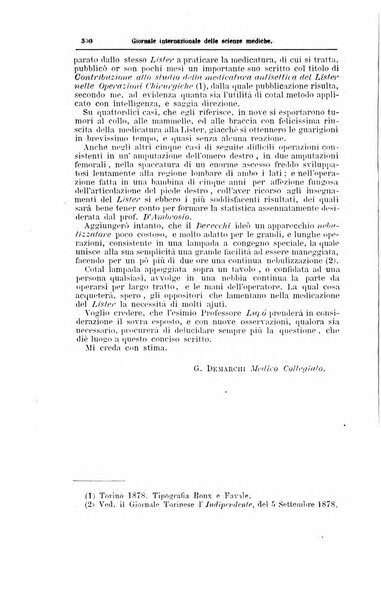 Giornale internazionale delle scienze mediche