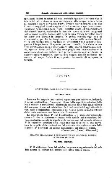 Giornale internazionale delle scienze mediche