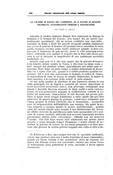 Giornale internazionale delle scienze mediche