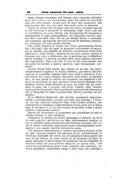 Giornale internazionale delle scienze mediche