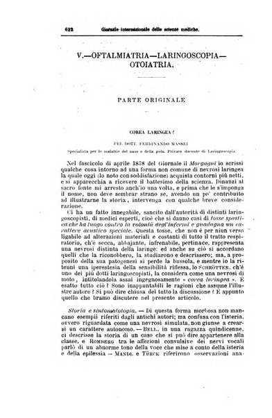 Giornale internazionale delle scienze mediche