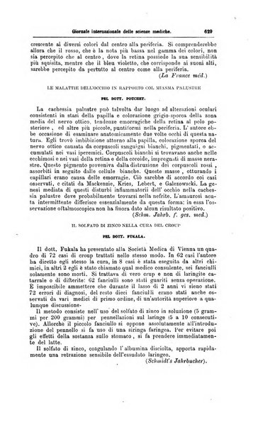 Giornale internazionale delle scienze mediche