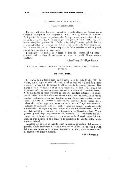 Giornale internazionale delle scienze mediche