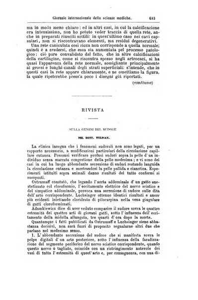 Giornale internazionale delle scienze mediche