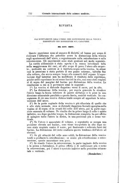 Giornale internazionale delle scienze mediche